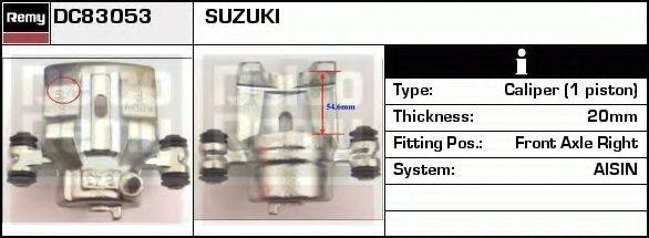 DELCO REMY DC83053 Гальмівний супорт