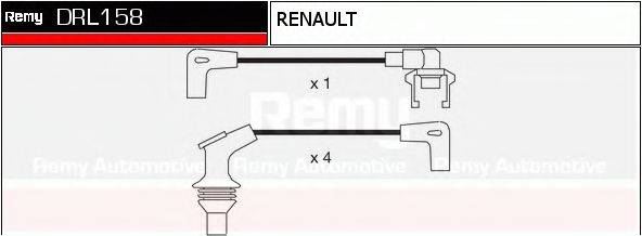 DELCO REMY DRL158 Комплект дротів запалювання