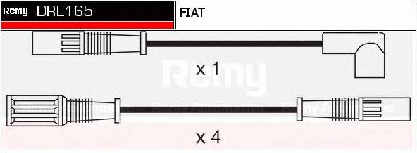 DELCO REMY DRL165 Комплект дротів запалювання