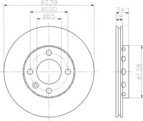 PAGID 53947 гальмівний диск