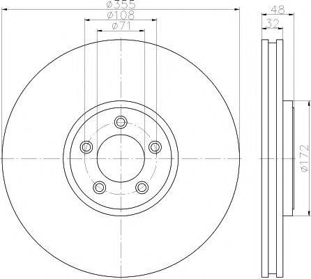 PAGID 54863 гальмівний диск