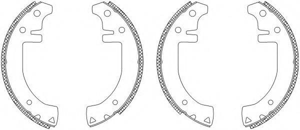 PAGID Q0185 Комплект гальмівних колодок