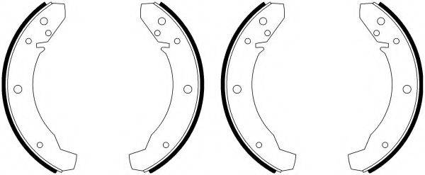 PAGID Q1201 Комплект гальмівних колодок