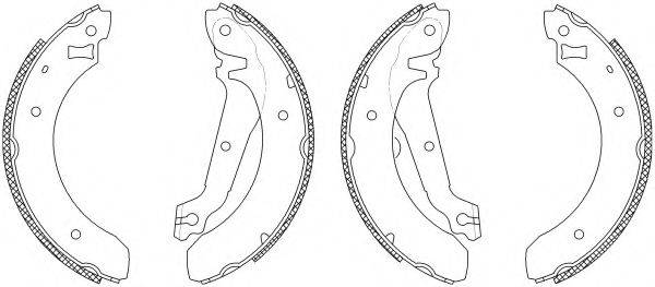 PAGID Q0285 Комплект гальмівних колодок