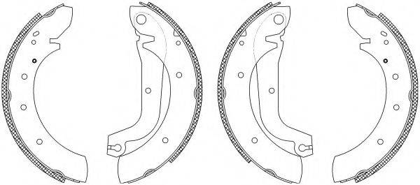PAGID Q0825 Комплект гальмівних колодок
