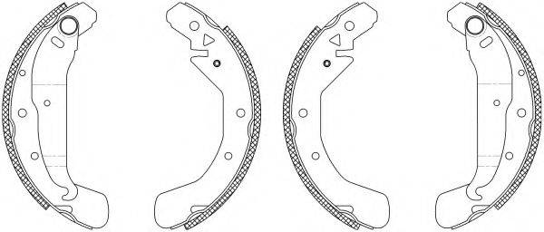 PAGID Q1160 Комплект гальмівних колодок