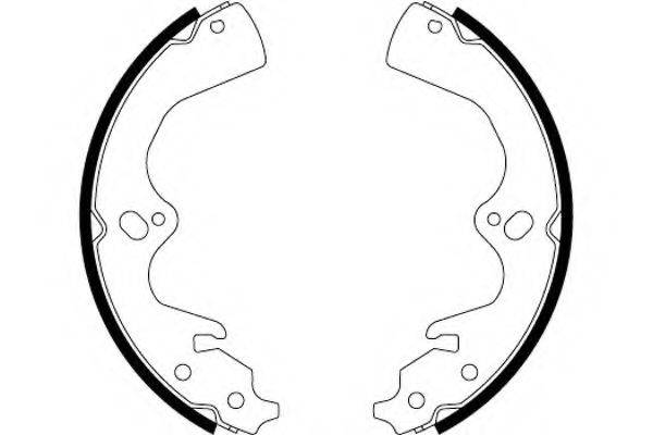 PAGID H1755 Комплект гальмівних колодок