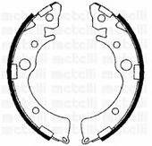 METELLI 530155 Комплект гальмівних колодок