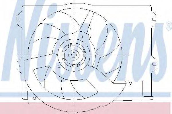 NISSENS 85444 Вентилятор, охолодження двигуна