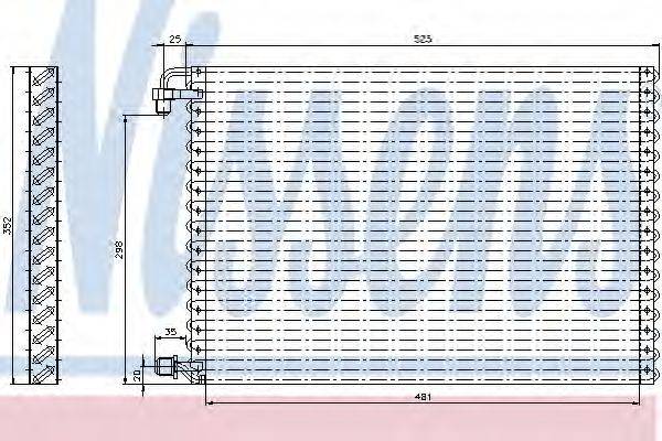 NISSENS 94003 Конденсатор, кондиціонер