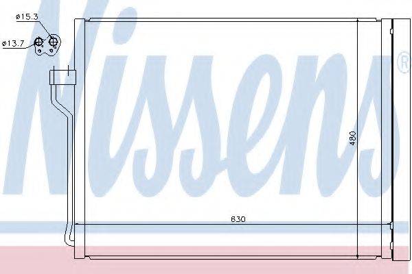 NISSENS 940288 Конденсатор, кондиціонер