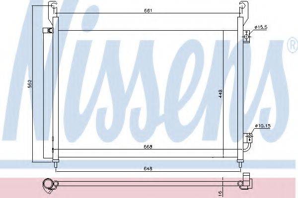 NISSENS 940316 Конденсатор, кондиціонер