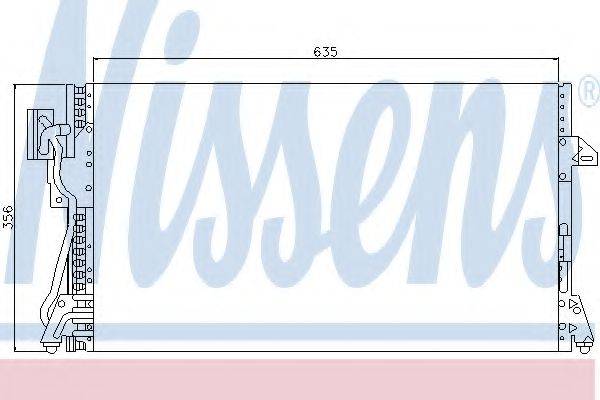 NISSENS 94265 Конденсатор, кондиціонер