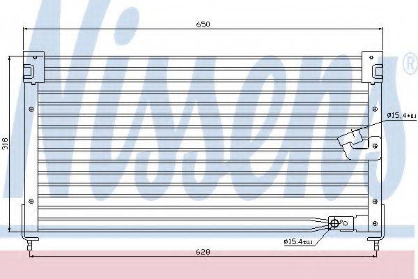 NISSENS 94362 Конденсатор, кондиціонер