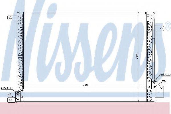 NISSENS 94391 Конденсатор, кондиціонер