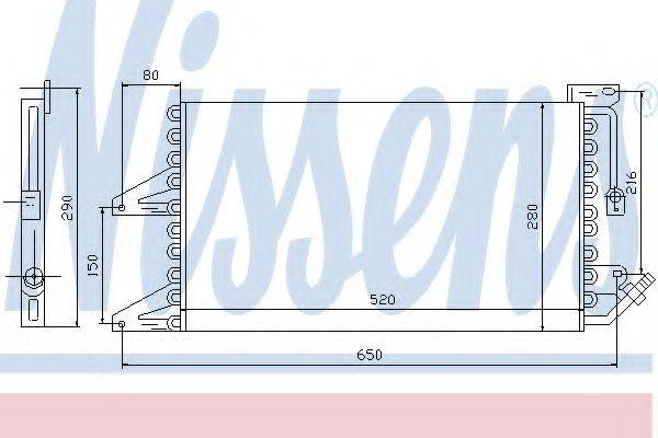 NISSENS 94565 Конденсатор, кондиціонер