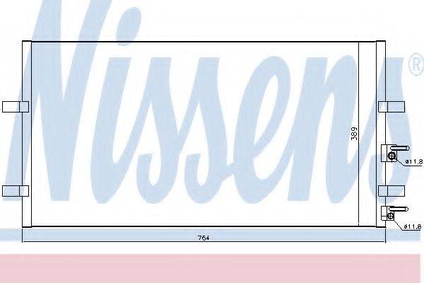 NISSENS 94915 Конденсатор, кондиціонер