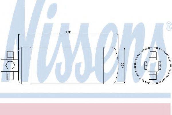 NISSENS 95418 Осушувач, кондиціонер