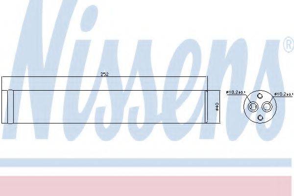 NISSENS 95438 Осушувач, кондиціонер