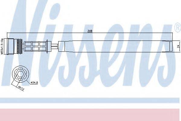 NISSENS 95458 Осушувач, кондиціонер