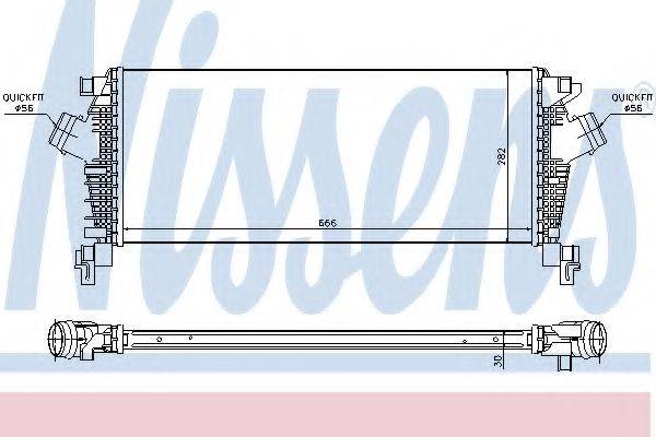 NISSENS 96547 Інтеркулер