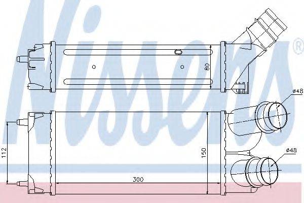NISSENS 96584 Інтеркулер
