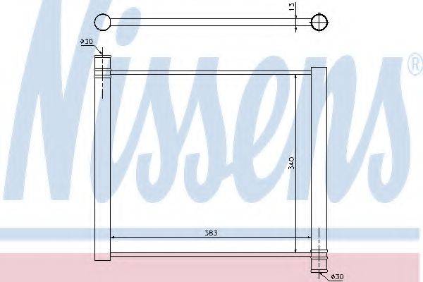 NISSENS 68450 Радіатор, охолодження двигуна