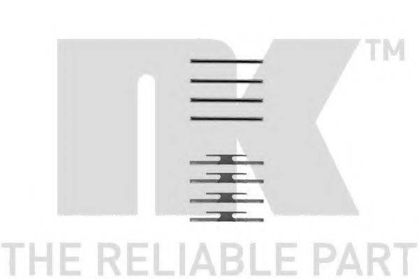 NK 7936012 Комплектуючі, колодки дискового гальма