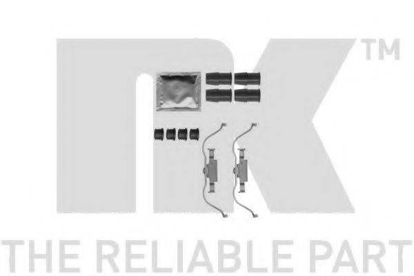 NK 79401790 Комплектуючі, колодки дискового гальма