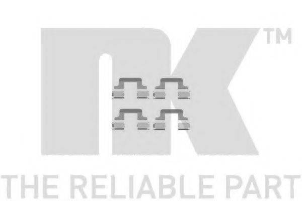 NK 79471679 Комплектуючі, колодки дискового гальма