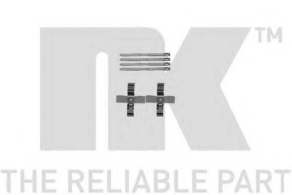 NK 79471809 Комплектуючі, колодки дискового гальма