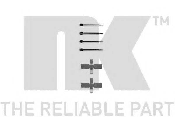 NK 7999903 Комплектуючі, колодки дискового гальма