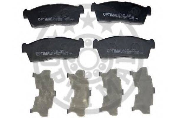 OPTIMAL 12415 Комплект гальмівних колодок, дискове гальмо