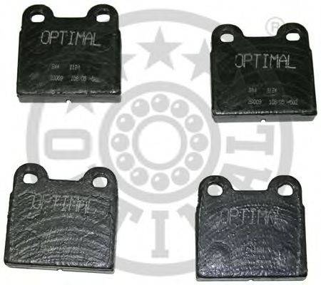 OPTIMAL 2194 Комплект гальмівних колодок, дискове гальмо