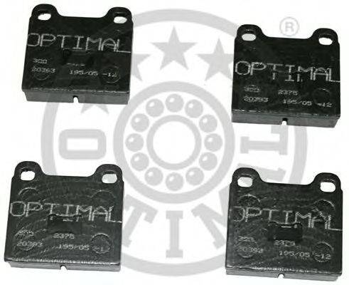 OPTIMAL 2375 Комплект гальмівних колодок, дискове гальмо