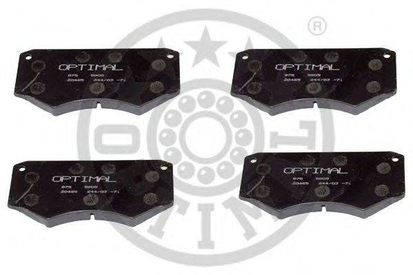 OPTIMAL 5905 Комплект гальмівних колодок, дискове гальмо