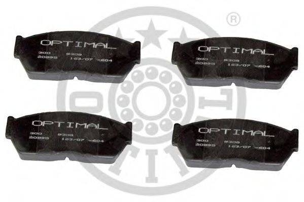 OPTIMAL 9308 Комплект гальмівних колодок, дискове гальмо