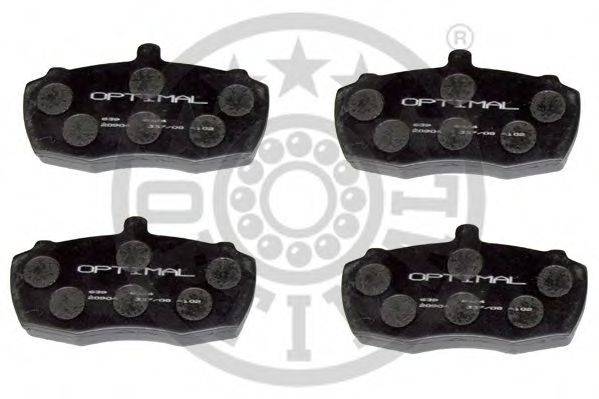 OPTIMAL 9324 Комплект гальмівних колодок, дискове гальмо