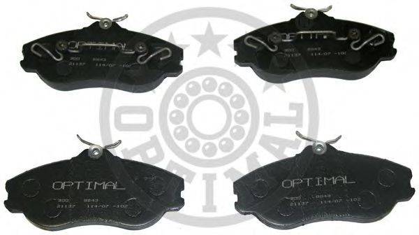 OPTIMAL 9643 Комплект гальмівних колодок, дискове гальмо