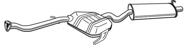 WALKER 22118 Глушник вихлопних газів кінцевий