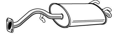 WALKER 22683 Глушник вихлопних газів кінцевий