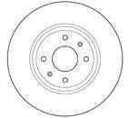 MAPCO 15424 гальмівний диск