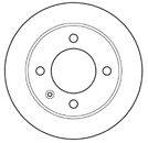 MAPCO 15427 гальмівний диск