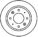 MAPCO 15575 гальмівний диск