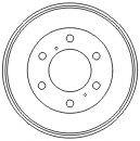 MAPCO 35511 Гальмівний барабан
