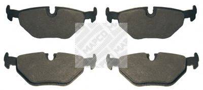 MAPCO 6451 Комплект гальмівних колодок, дискове гальмо