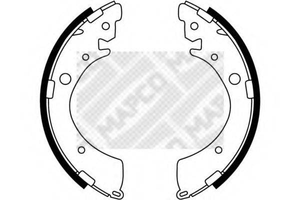 MAPCO 8503 Комплект гальмівних колодок