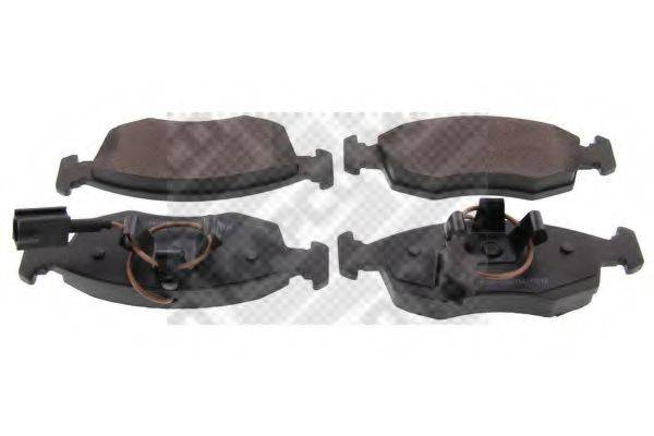 MAPCO 6615 Комплект гальмівних колодок, дискове гальмо