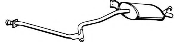 FONOS 14152 Глушник вихлопних газів кінцевий