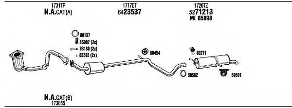 FONOS CIH18340B Система випуску ОГ